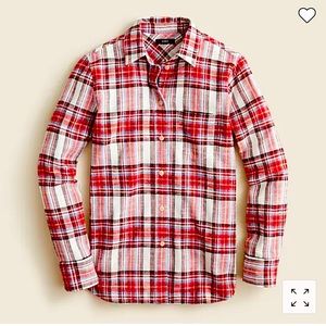 J. Crew classic fit flannel shirt in vintage plaid